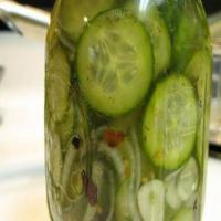 Easy Sugar Free Sweet And Spicy Pickles image