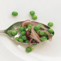 Sauteed Peas and Red Onion_image