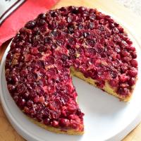 Fresh Cranberry Upside-Down Cake_image