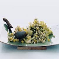 Barley and Corn Salad with Basil Chive Dressing image