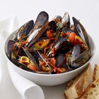 Mussels With Tomatoes and Salami image