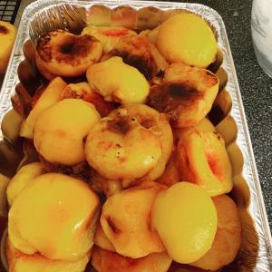 Grilled Peach Cobbler image