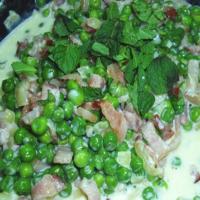 Creamy Peas and Pancetta image