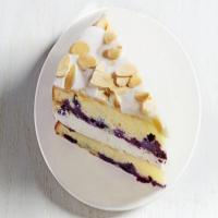 Blueberry-Almond Cake with Lemon Curd image