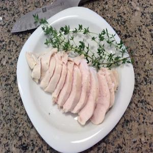 Tender and Moist Poached Chicken Breasts image