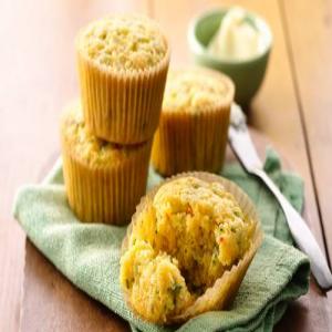 Beer and Chile Cornbread Muffins_image