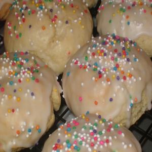 Italian Lemon Cookies With Sprinkles image