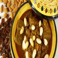 Moroccan Lamb Tagine With Raisins, Almonds, and Honey_image
