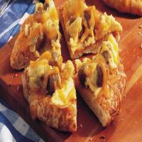 Sausage and Egg Breakfast Pizza image