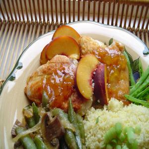 Grilled Chicken in Peach Sauce-just for 2 image