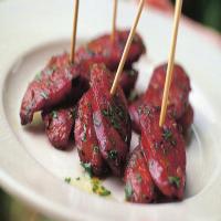 Fried chorizo with garlic_image