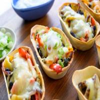 Open-Face BBQ Enchilada Cups image