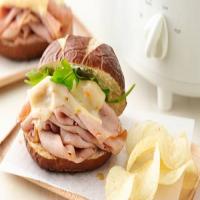 Slow-Cooker Ham Sandwiches image