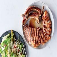 Pork Chop with Apple and Celery Root Salad image