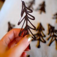 Chocolate Christmas Trees image