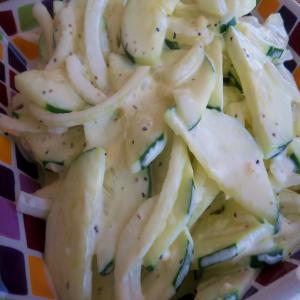 Fresh Cucumber Salad_image