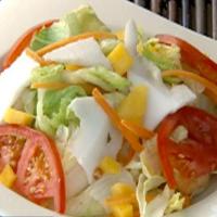 Tossed Salad with Mango, Roasted Coconut and Lime Vinaigrette_image