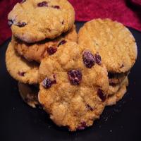 Macadamia Butter/Cranberry Cookies image