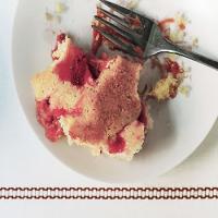 Rhubarb Strawberry Pudding Cake image