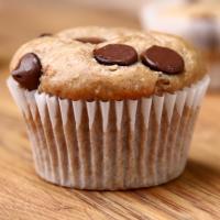 Banana Chocolate Chip Breakfast Muffins Recipe by Tasty image
