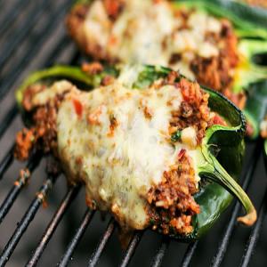 Grilled Chorizo Stuffed Poblano Peppers_image