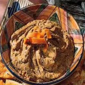 Smoky Eggplant Dip with Spicy Pita Chips_image