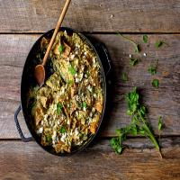 Green Chilaquiles With Eggs image