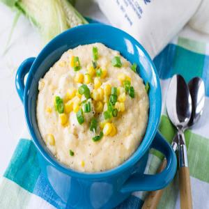 Cheese Grits with Corn and Vidalia Onion_image