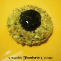 Pistachio Thumbprint Cookies image