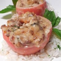 Rice and Beef Stuffed Tomatoes image