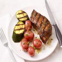 Grilled Steak and Zucchini image