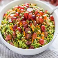 Healthy Broccoli Salad with Creamy Avocado Dressing_image