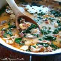 Zuppa Toscana with Roasted Cauliflower {Low Carb!}_image