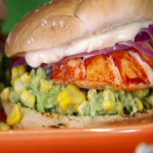 Grilled Lobster Sandwich with Charred Corn and Avocado Salsa image