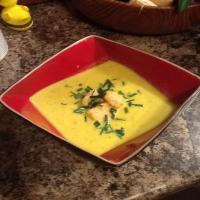 Cream of Zucchini, Carrot and Cucumber Soup image