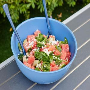 Salty Watermelon Margarita Salad image