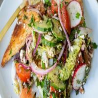 Grilled Napa Cabbage Fattoush Salad Recipe by Tasty_image