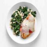 Cheesy Chicken with Kale Pasta image