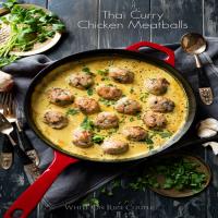 Thai Curry Chicken Meatballs_image