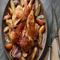 Crispy Whole Chicken and Vegetables_image