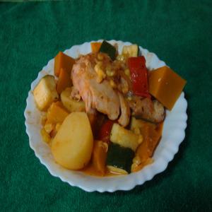 Chicken, Pumpkin and Sweetcorn Stew image