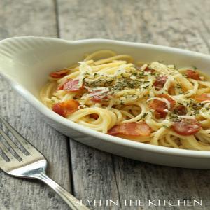 Pepperoni Spaghetti Carbonara_image