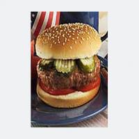 Garlic-Herb Turkey Burgers image