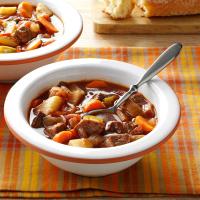 Chunky Beef and Vegetable Soup image