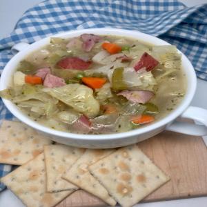 Hearty Cabbage and Ham Soup_image