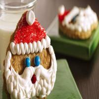 Santa Face Shortbread Cookies image