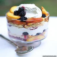 Blackberry-Peach Trifle image