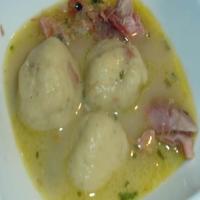 Ham Soup and Cornmeal Dumplings_image
