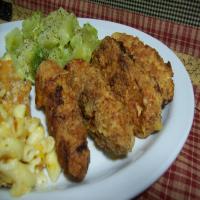 Delish Buttermilk Fried Chicken Strips_image