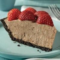 Chocolate-Berry No-Bake Cheesecake_image